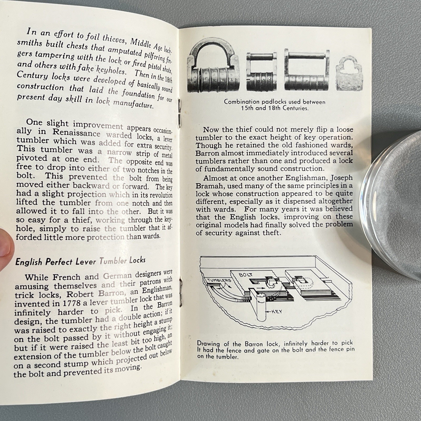 Vtg Yale Towne History Locks Booklet Locksmith Lockpicking Pin Tumbler Diagrams