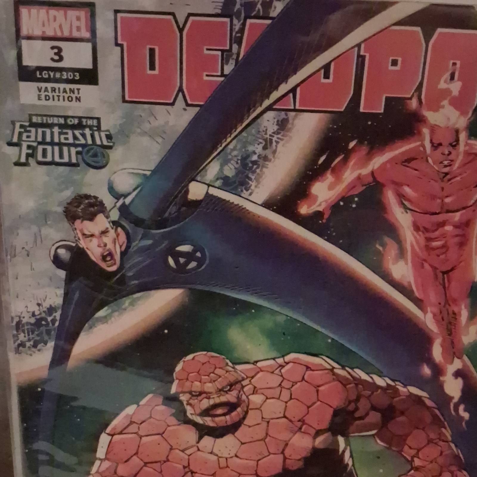 Marvel Deadpool #3 (2018) Variant Cover and Deadpool #6 (2013)
