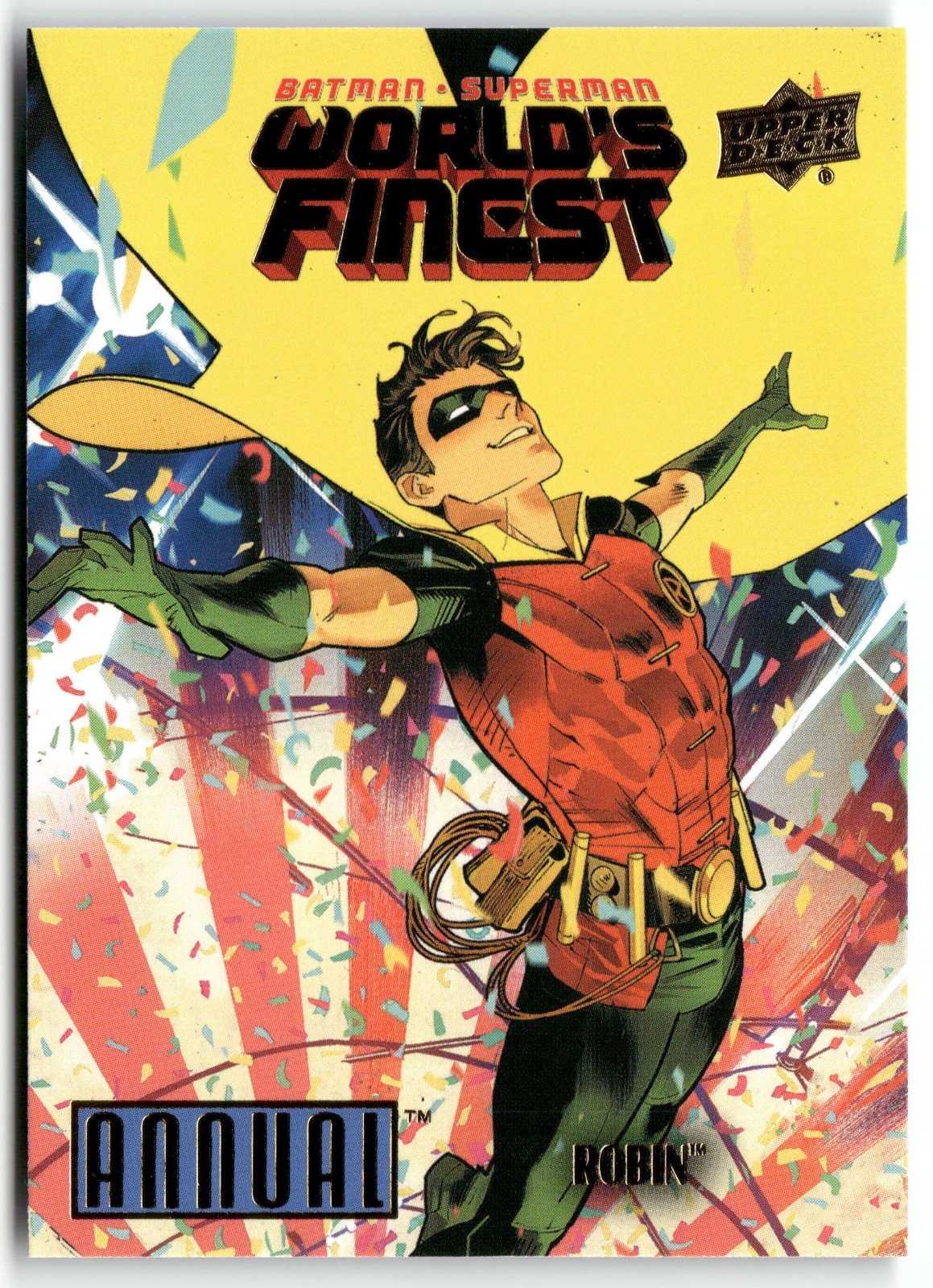 2023 Upper Deck DC Annual Batman/Superman World’s Finest Robin #WF-5