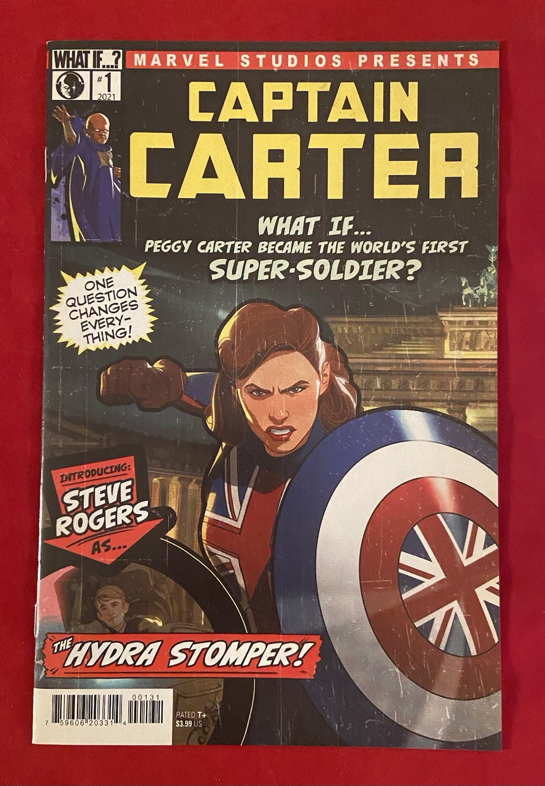 Captain Carter #1 1:25 Animation Variant 1st Captain Carter Marvel 2022 NM