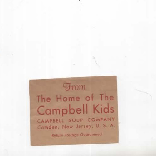 Original 1932 Campbell-Kid Town Advertising Premium Set Near Complete w/ Envelop