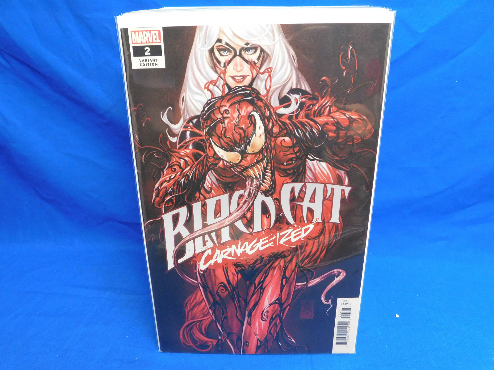 BLACK CAT #2 CARNAGE-IZED BROOKS VARIANT MARVEL COMICS SPIDER-MAN 2019 VF/NM