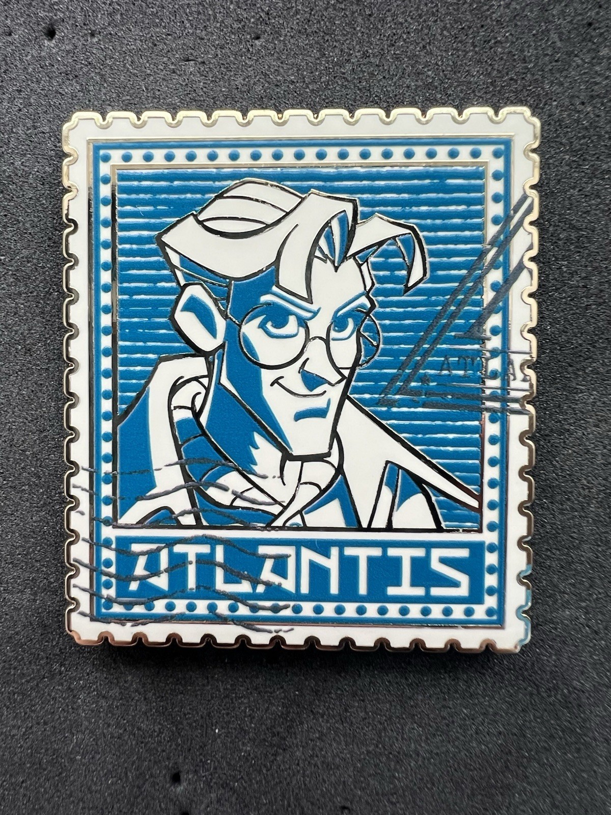 Disney Y2K Film Stamp Blind Box Enamel Pin – Atlantis Milo Thatch Pin