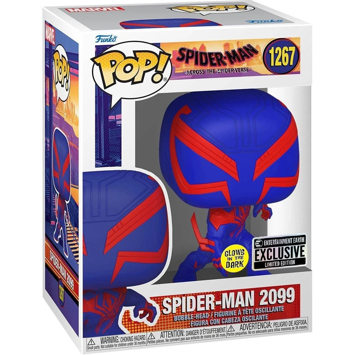 Funko Pop: Across The Spider-Verse – SpiderMan 2099 GITD #1267 EE Exclusive