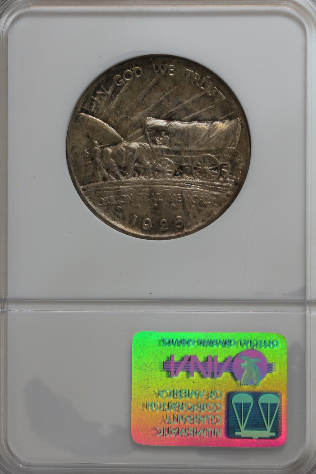 1926 S 50c Oregon Trail Silver Commemorative ~