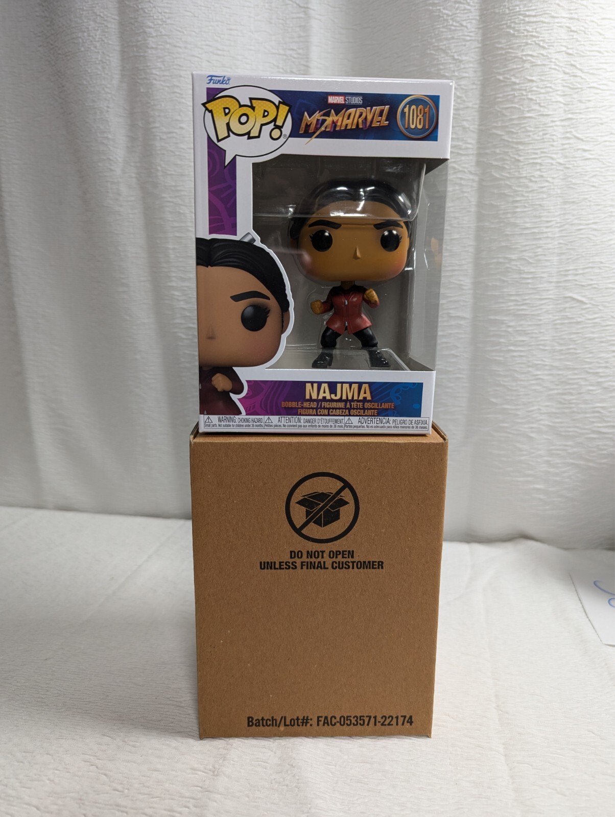 Funko Pop! – Ms. Marvel: Najma – #1081 – Mint condition!