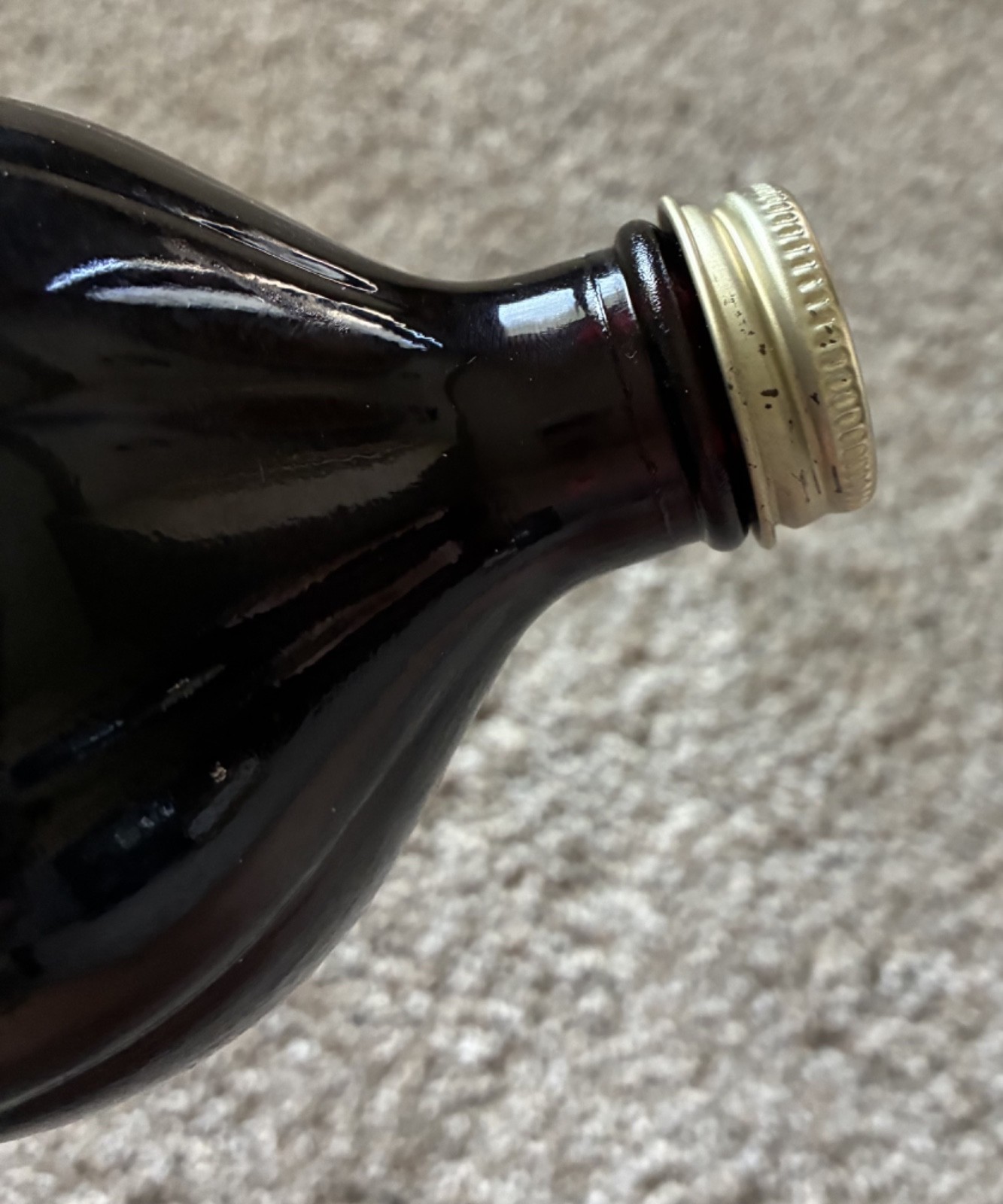 Brer Rabbit New Orleans Dark Molasses Sugar Syrup glass bottle Nabisco, vintage