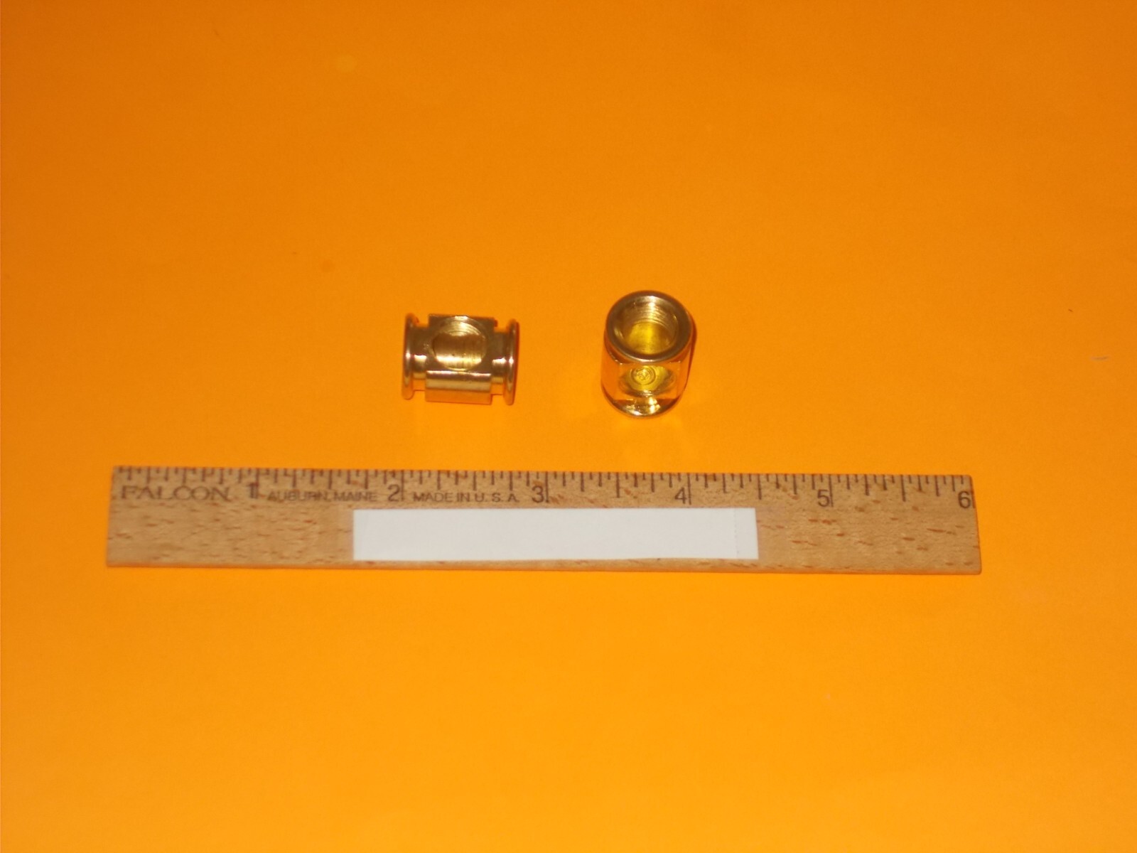 Tobacco Pipe parts & accessories – (1) 2 Way Elbow – Round- Brass