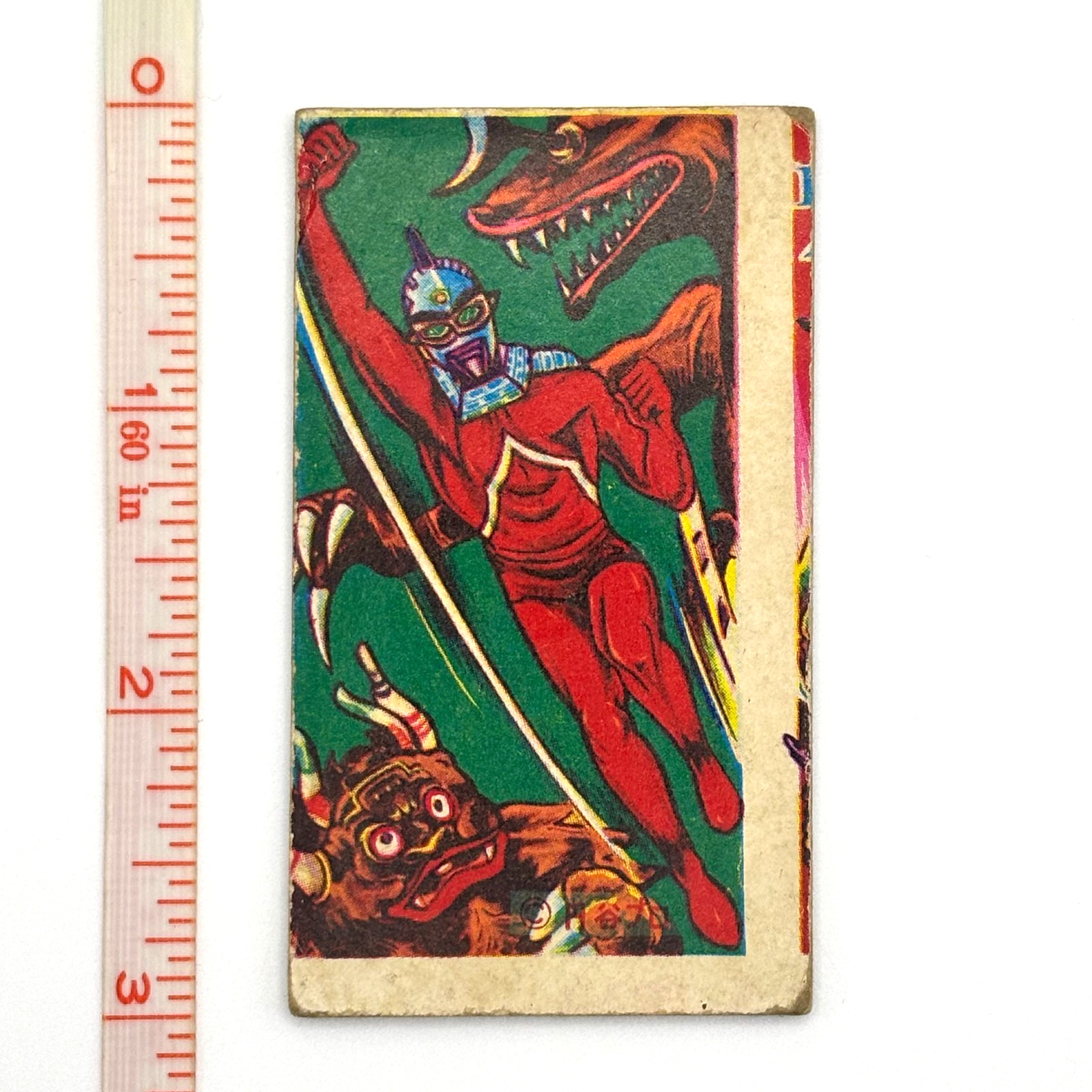 Ultraseven Eleking Miclas Menko Card Vintage Japan Showa Kaiju Tsuburaya Rare