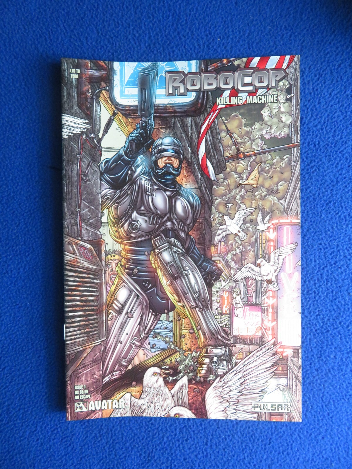 FRANK MILLER ROBOCOP #1 NO ESCAPE KILLING MACHINE RYP LTD AVATAR PULSAR 2004