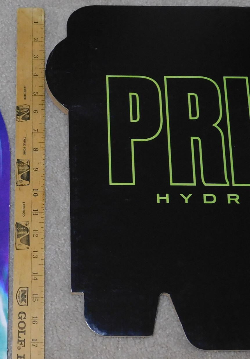 Lot of 2 PRIME Energy Drink Glowberry Prime X Cardboard Signs Advertising