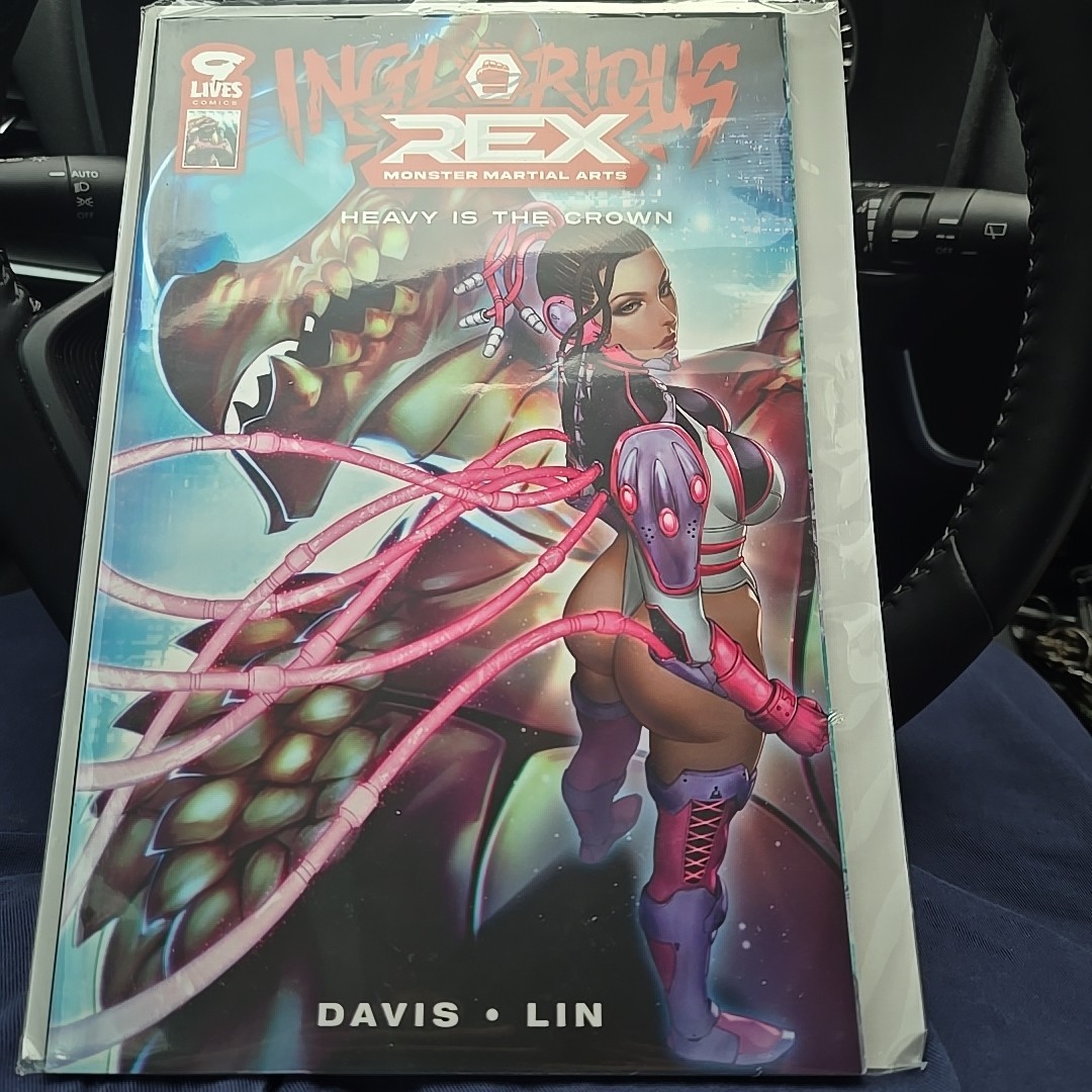 Heroes Con 2024 Exclusive Inglorious Rex Vol 2 Cover RARE – SIGNED W/ COA