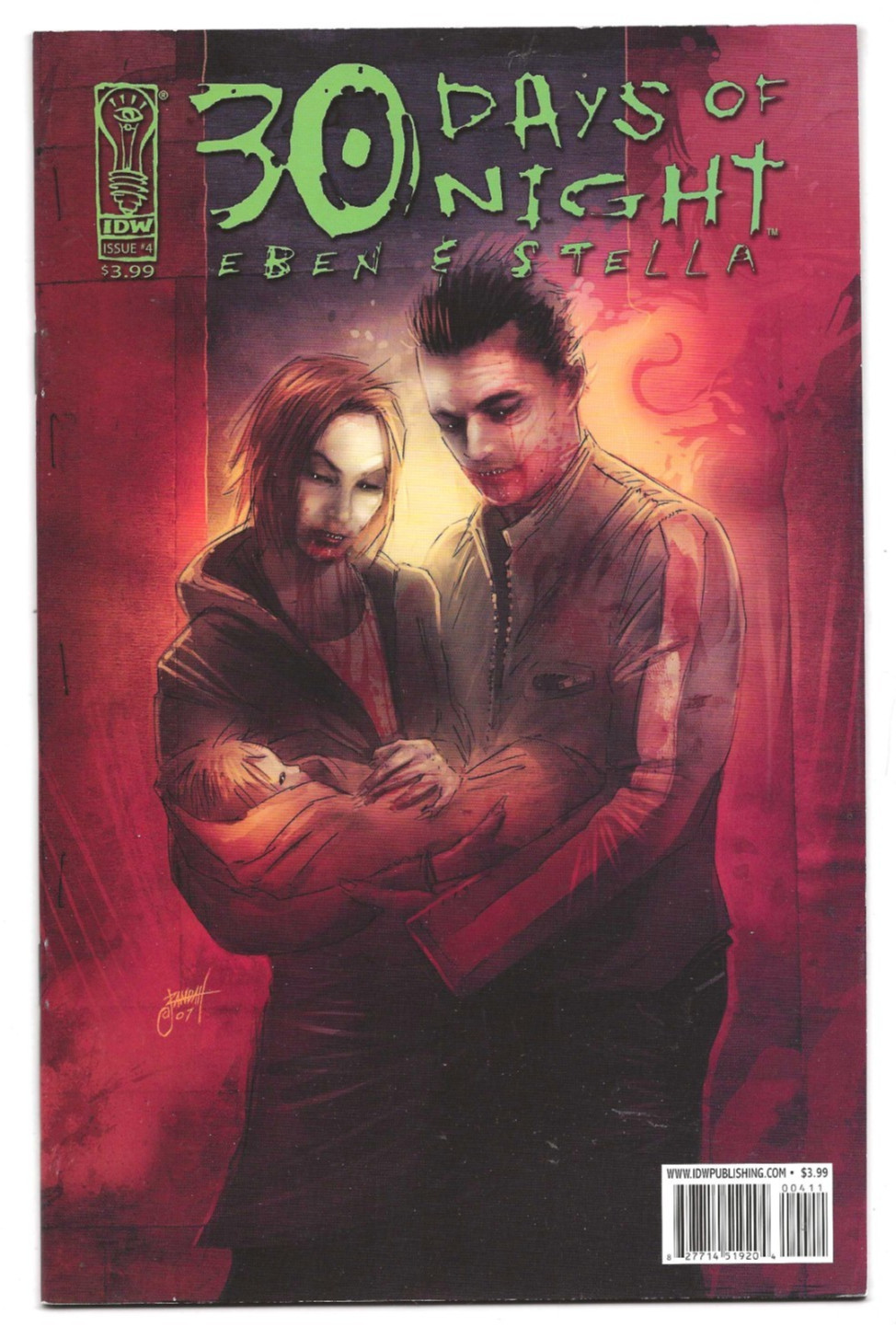 IDW Publishing 30 DAYS OF NIGHT EBEN & STELLA #4 first printing cover A