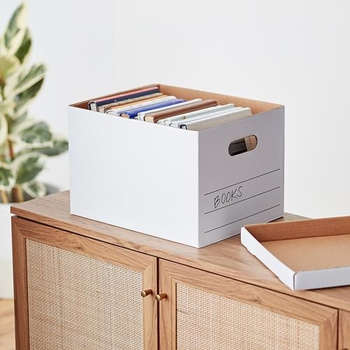 Retailer Basics Storage/Filing Boxes Lift-Off Lid – Letter/Legal Size Sturdy Eas