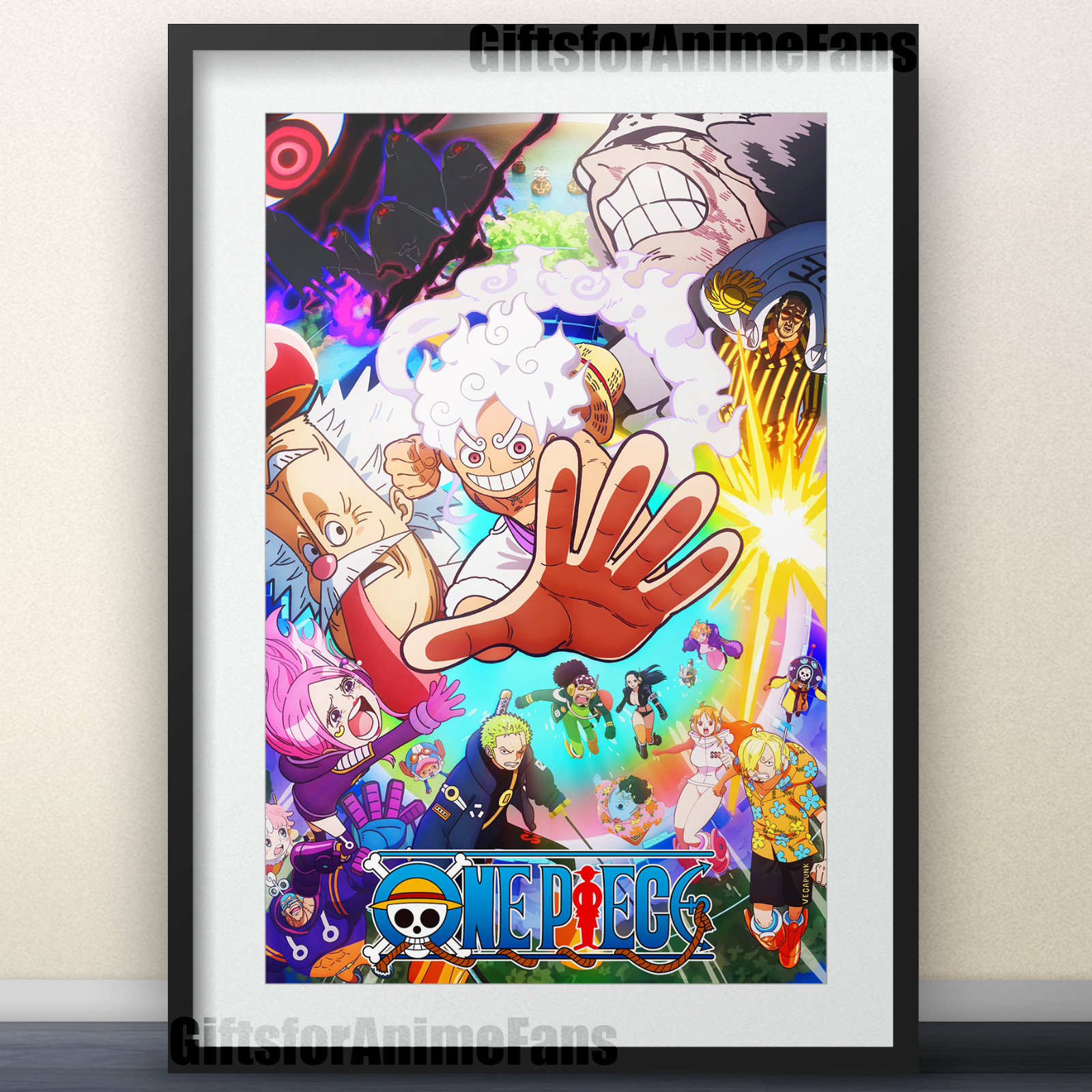 One Piece – Egghead Arc Key Visual Art – 11×17 Poster – anime manga gift