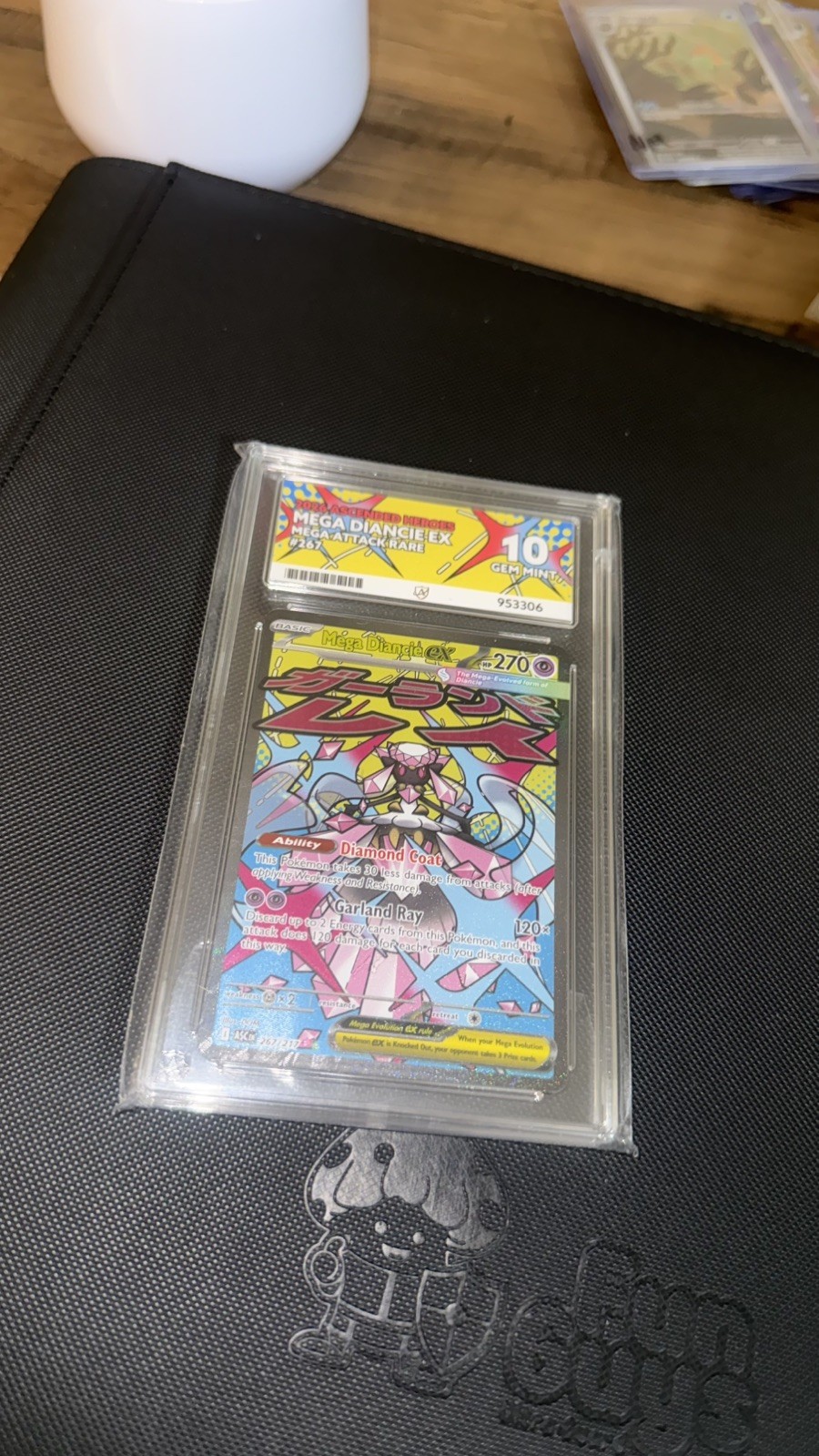 Ace 10 Mega Diancie EX 267/217 Mega Attack Rare Ascended Heroes Perfect Subs