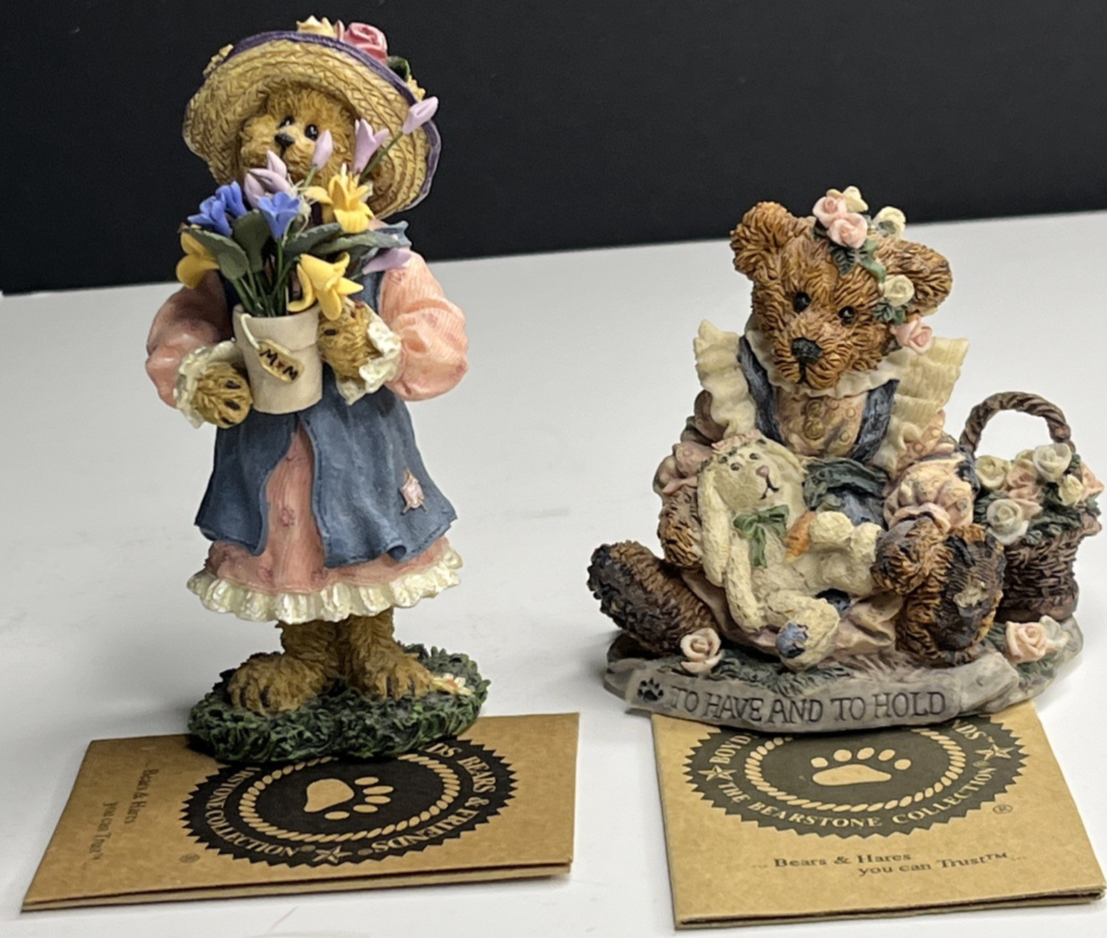 Boyds Bears Friends Momma Bunchalove 82535 Bailey Wixie Have Hold Box 2004 1993