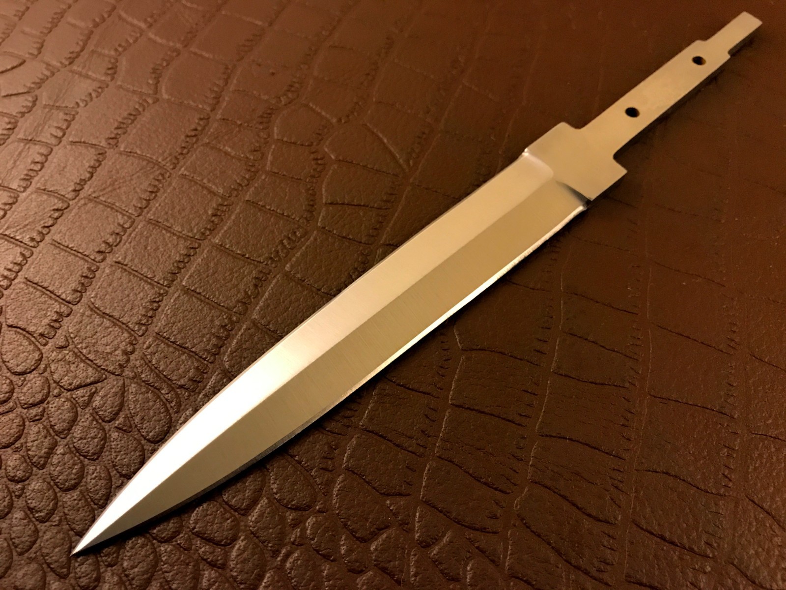 Jayger Handmade High Carbon Steel Hunting Knife Blank Blade-Double Edge