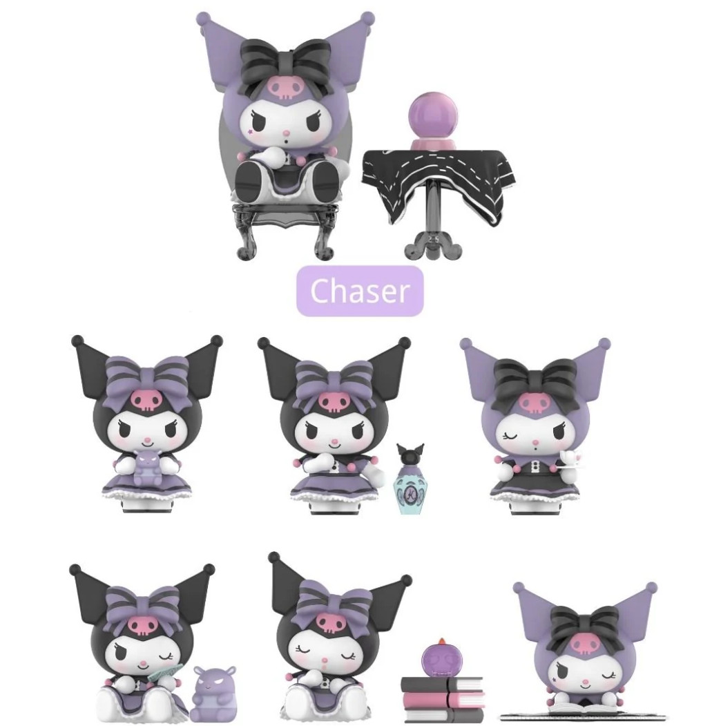 Sanrio Kuromi Lucky Divination Series Figure Blind Box Open Confirmed 3″H