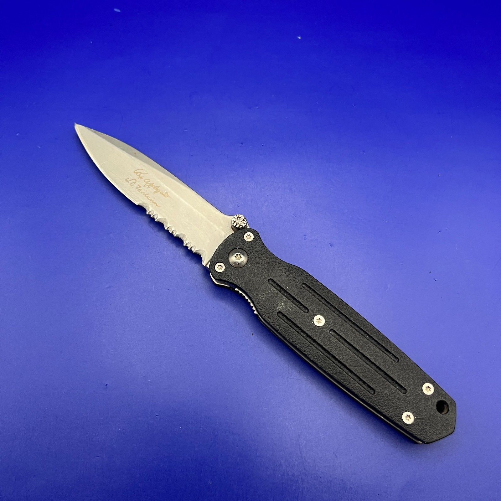 Gerber Applegate Fairbairn Mini Covert Pocket Knife Combo Edge Blade