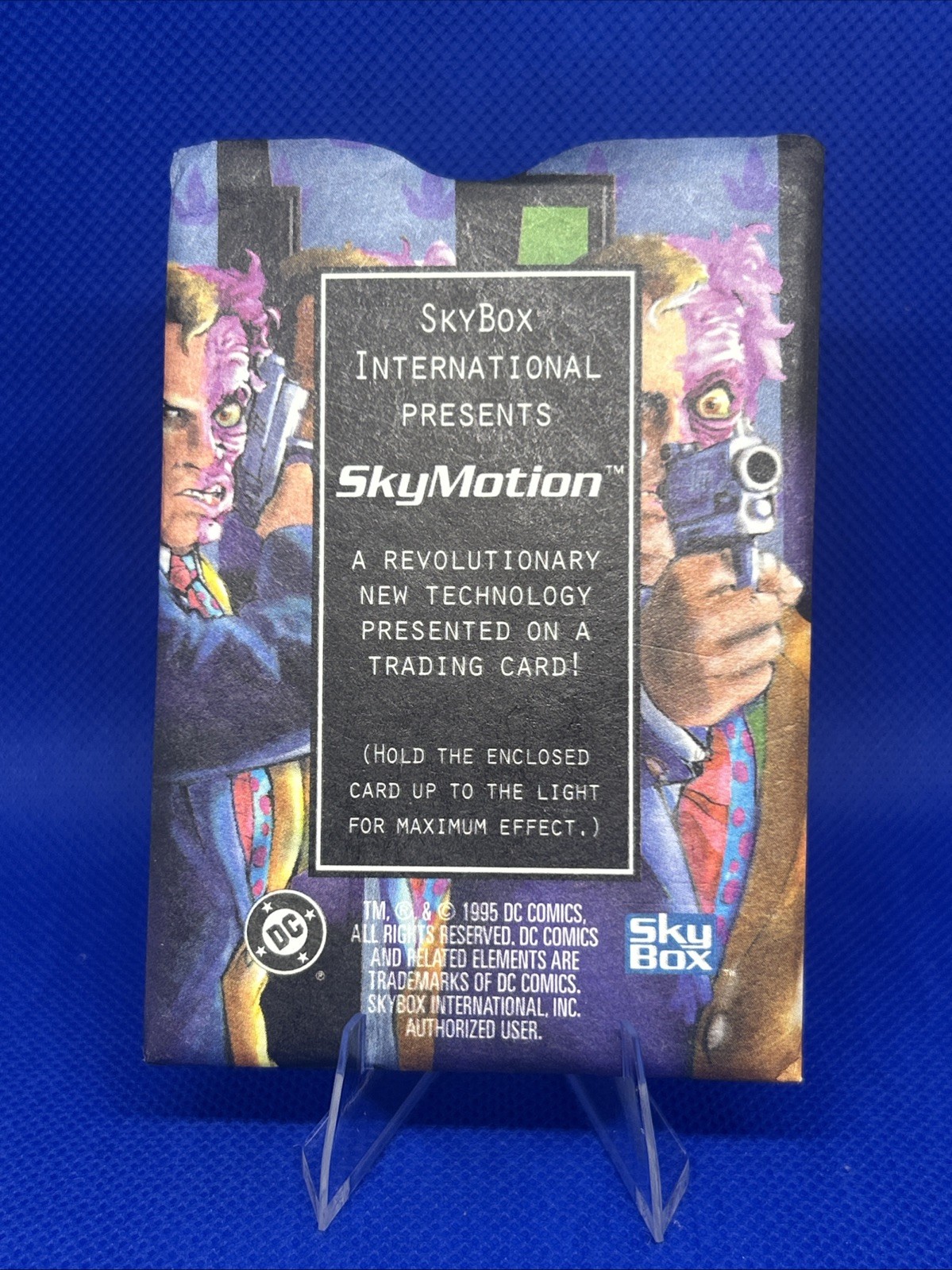 1995 SkyBox SkyMotion DC Villains Two Face Promo See All Photos (Time Lapse)