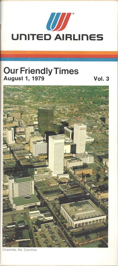 United Airlines system timetable 8/1/79 [6011] Buy 4+ save 25%
