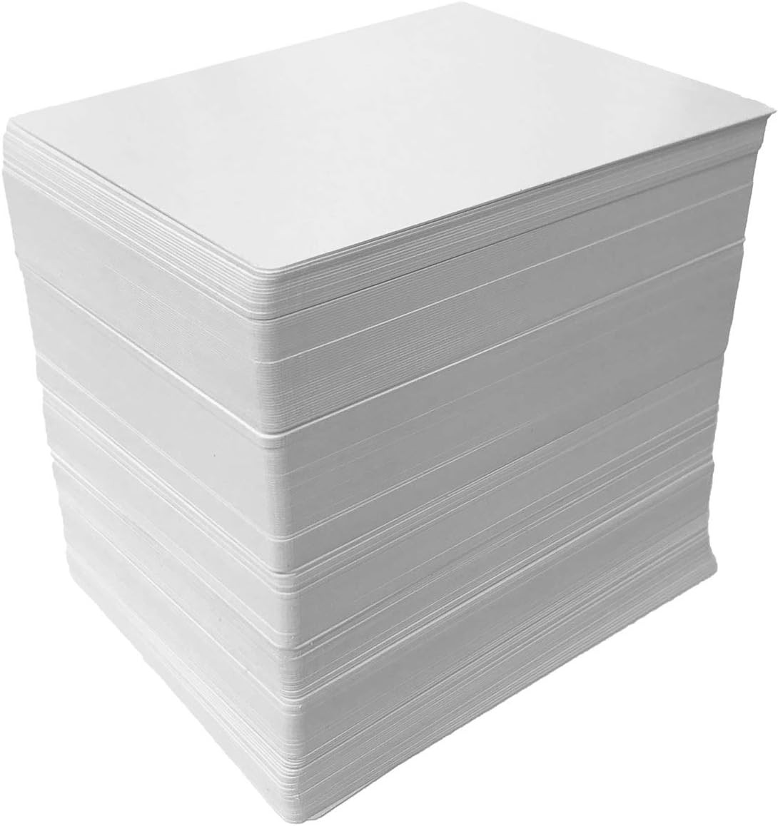 Blank Playing Cards (Poker Size, Uncoated) 2.5″ x 3.5″, 180 Blank Flash Cards, B