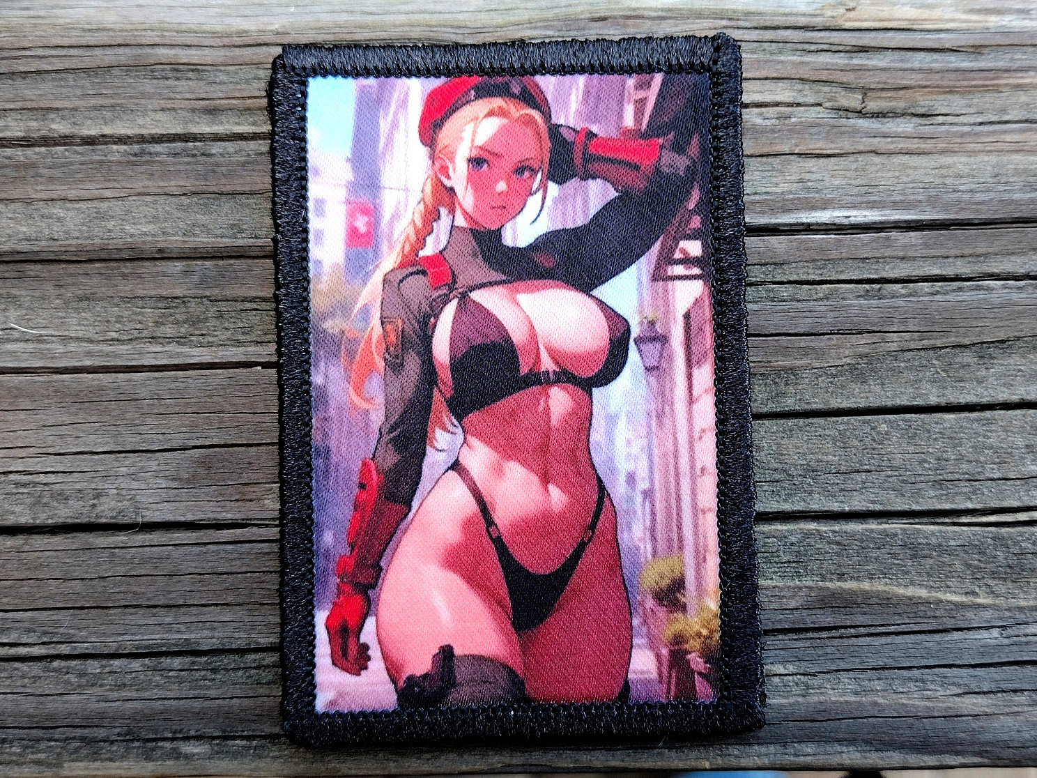 Anime Fighter Morale Patch Hook and Loop Pinup Army Sexy Girl Tactical 2A Gear