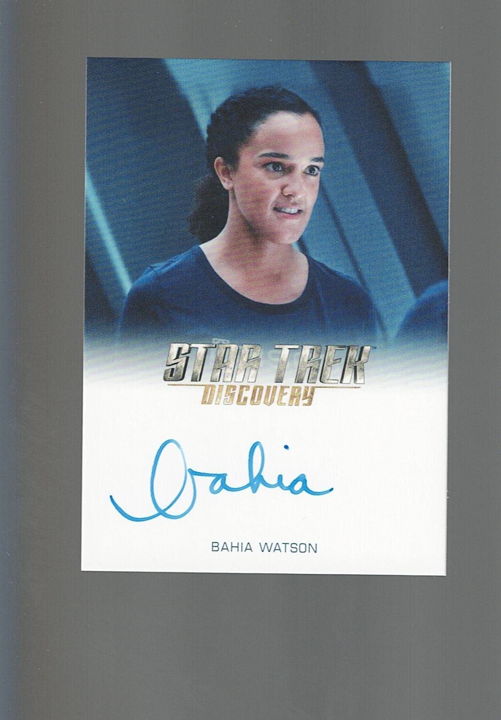 Rittenhouse Star Trek Discovery Autograph BAHIA WATSON May Ahearn Full Bleed B