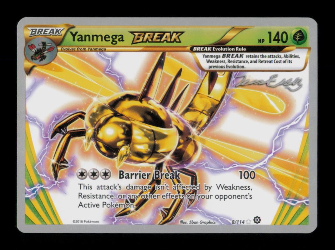 YANMEGA BREAK (JESPER ERIKSEN) RARE BREAK 8/114 NM POKEMON