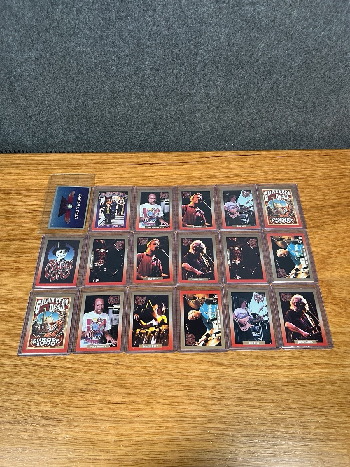1991 Brockum Grateful Dead 1-10 Card Set Legacy Series (EX) & 7 Duplicates
