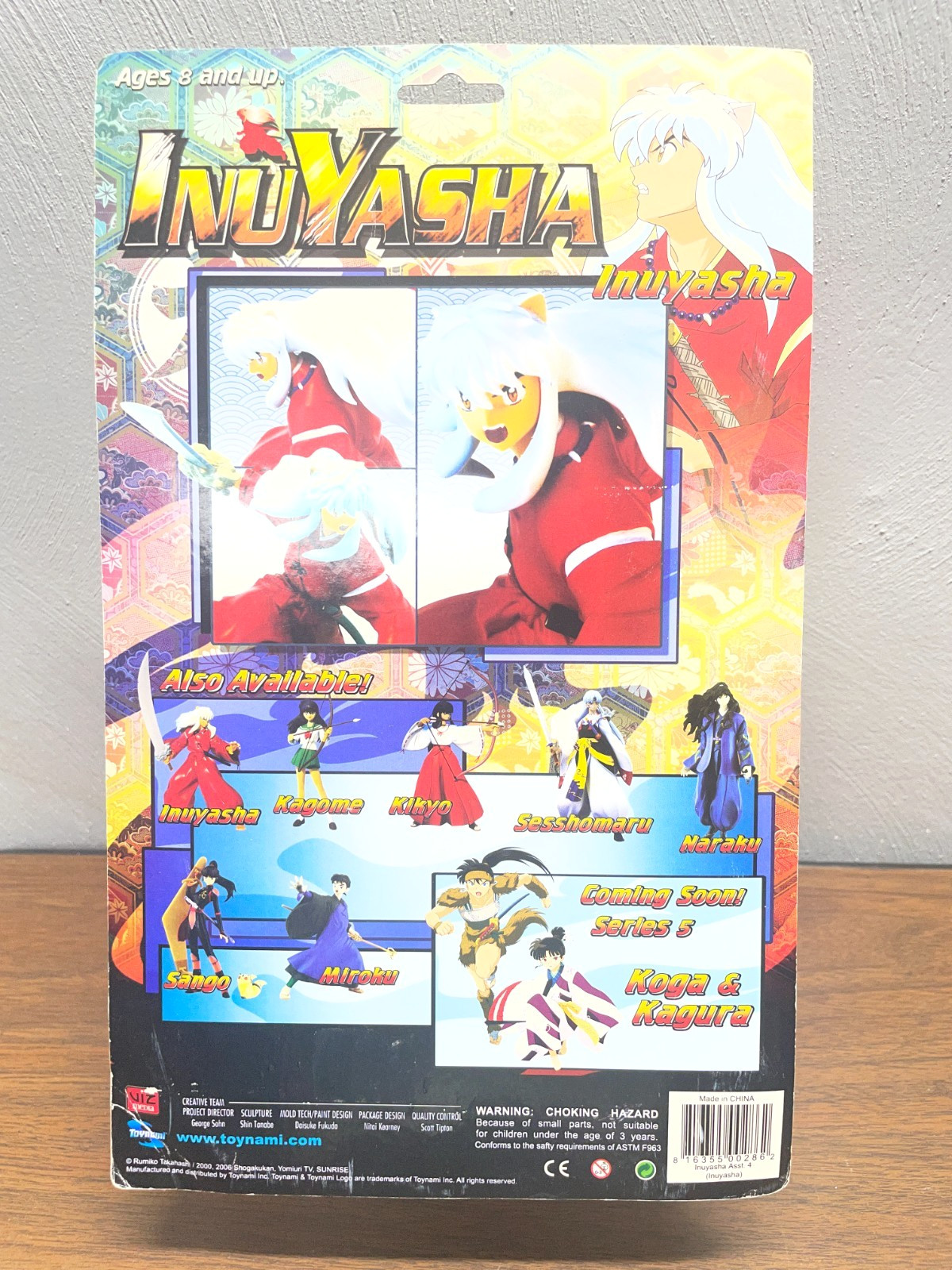 InuYasha Action Figure with TETSUSAIGA SWORD with Interchangeable Hands NEW