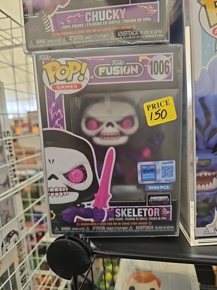 Funko Pop Fusion Masters of the Universe Skeletor NYCC 2024 Exclusive LE 1000