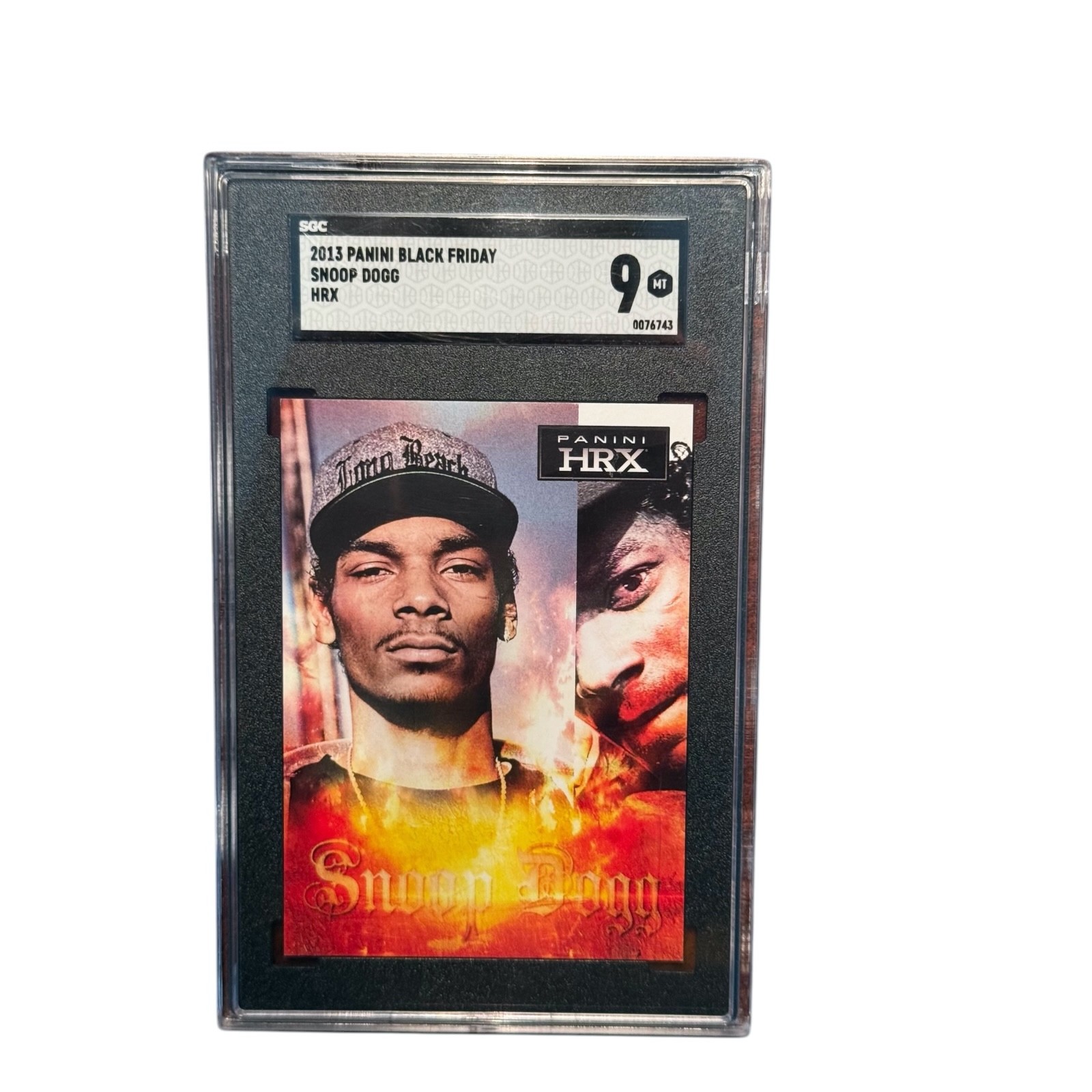 SGC 9 2013 SNOOP DOGG PANINI HRX BLACK FRIDAY PROMO GRADED CARD GIN AND JUICE