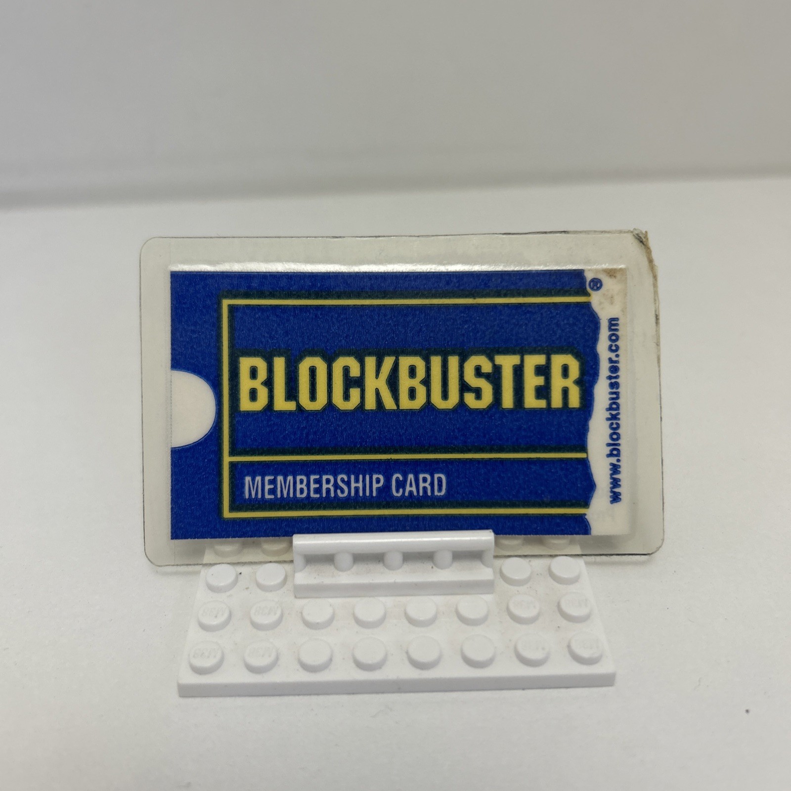 Vintage BLOCKBUSTER VIDEO MEMBERSHIP CARD Issued 01/2000 Val Vista AZ