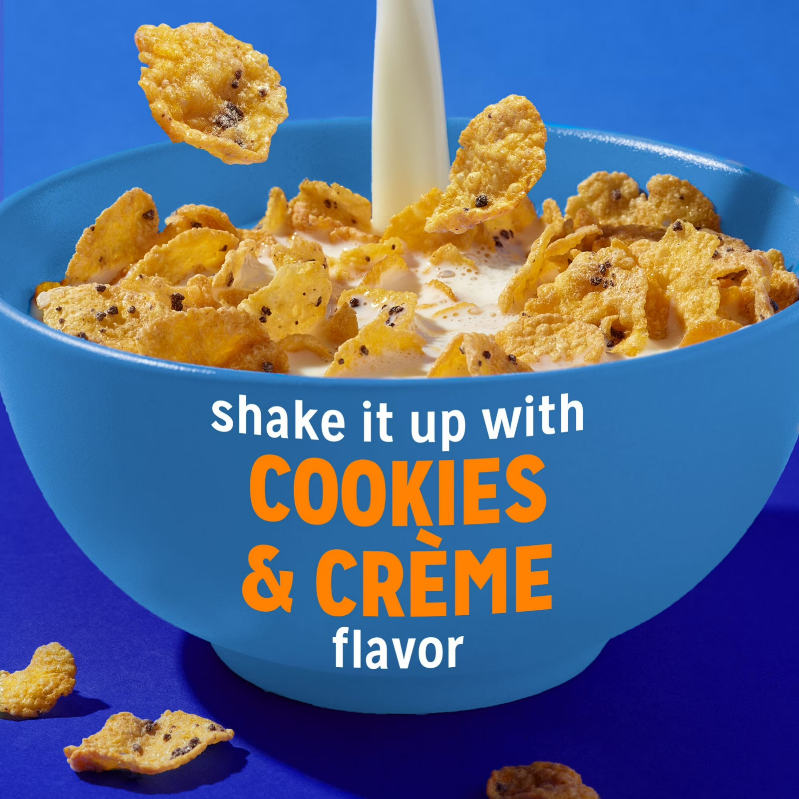 Kellogg’s Frosted Flakes Cookies and Creme Milkshake Breakfast Cereal…