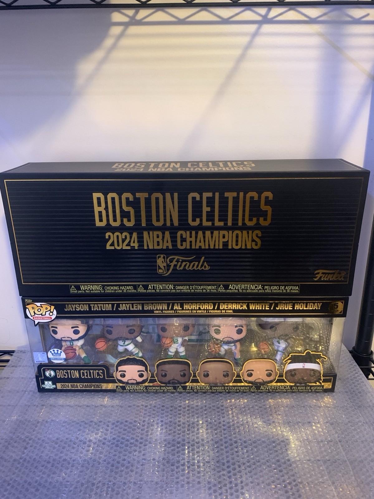 Boston Celtics 2024 NBA Champions Funko Pop 5 Pack – Web Exclusive