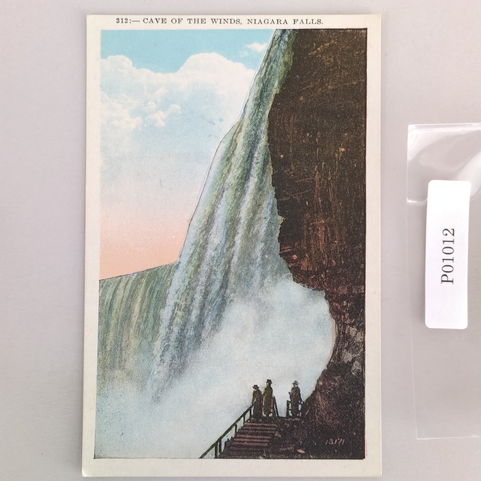 Cave of the Winds Niagara Falls New York Early 1900s Postcard Antique Unposted