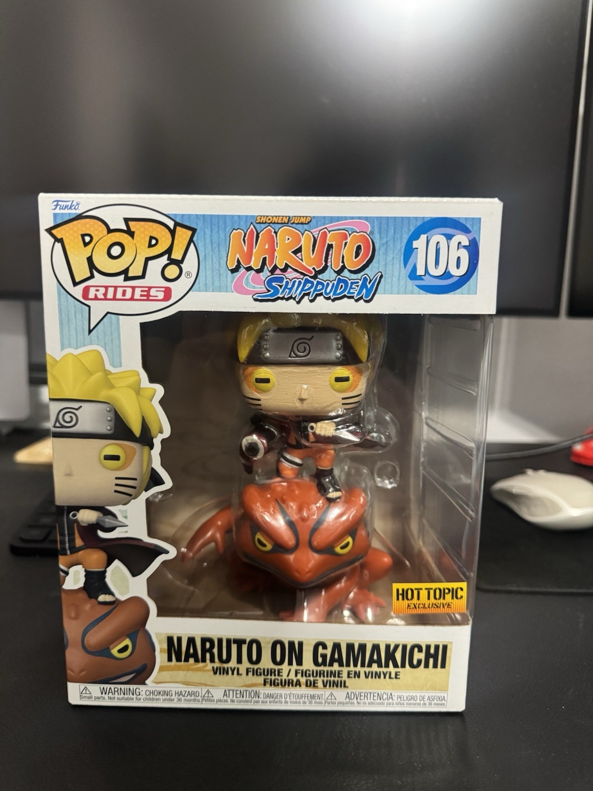 Funko Pop! Rides: Naruto – Naruto on Gamakichi – Hot Topic (Exclusive) #106