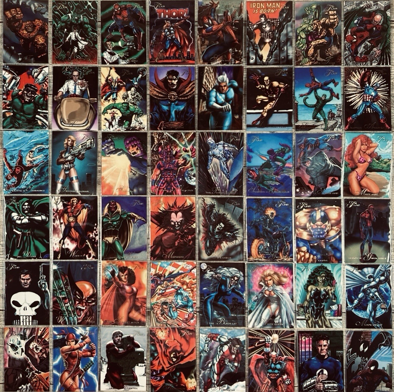 1994 FLAIR MARVEL ANNUAL SINGLES COMPLETE YOUR SET PICK YOUR CARD: