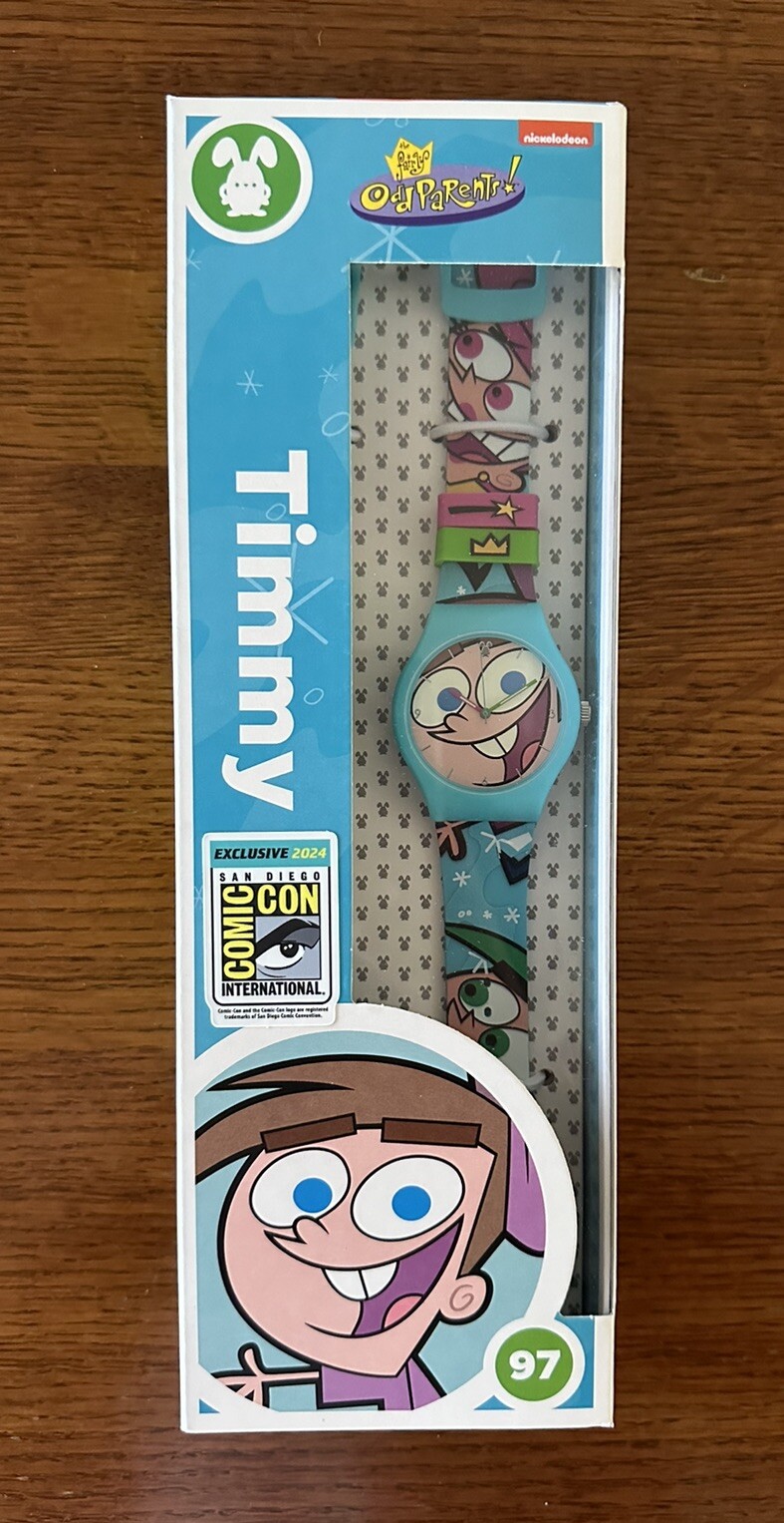 The Fairly Oddparents Timmy Watch GITD Disliz 2024 SDCC Comic Con Exclusive NIB