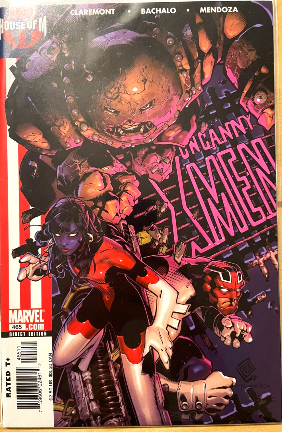 Uncanny X-Men #465 Vol. 1 2005 Marvel Comic Chris Claremont Psylocke Juggernaut
