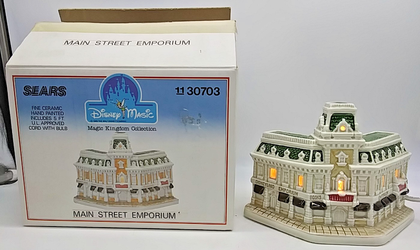 Vintage Sears 1988 Disney Magic Kingdom Collection MAIN STREET EMPORIUM #30703