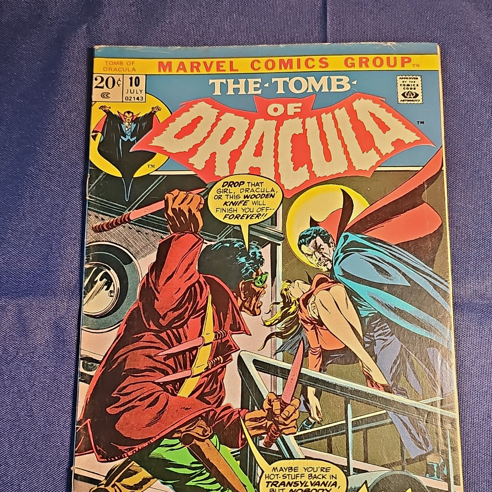Marvel Comics The Tomb of Dracula #10 Marv Wolfman Gene Colan Bronze Age 1973