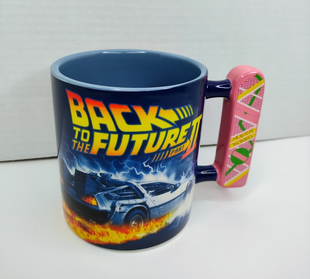 Back To The Future II Delorean Ceramic Coffee Mug /20 Ounce /RETRO /RARE /NEW