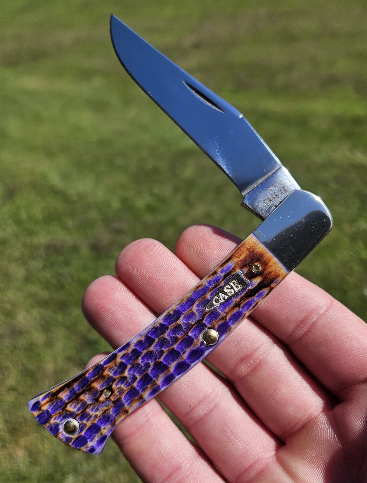 Case XX SMKW Exclusive PB&J Axe Handle Slip Joint Folding Knife CA39445 SOLD OUT