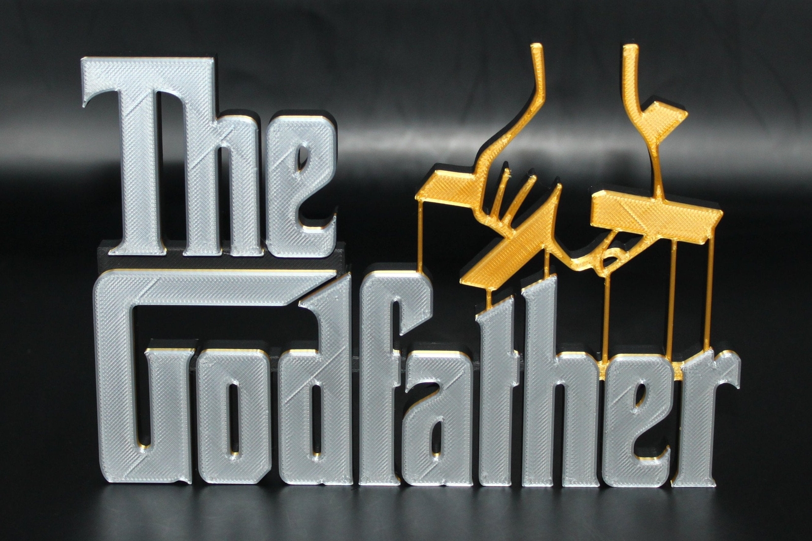 The Godfather Movie 3D Printed Logo