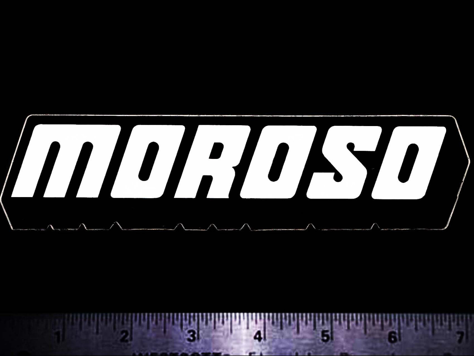 MOROSO – Original Vintage 1970’s Racing Decal/Sticker – 7 inch size NHRA