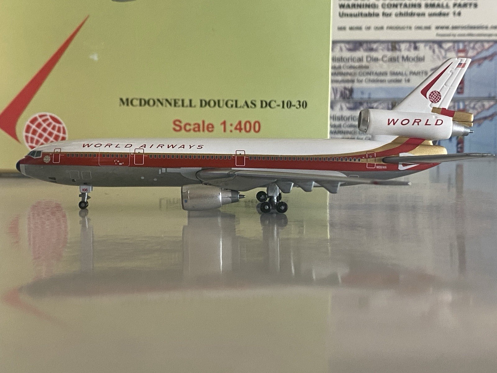 Gemini Jets World Airways Douglas DC-10-30 1:400 N106WA GJWOA502 Gemini Club