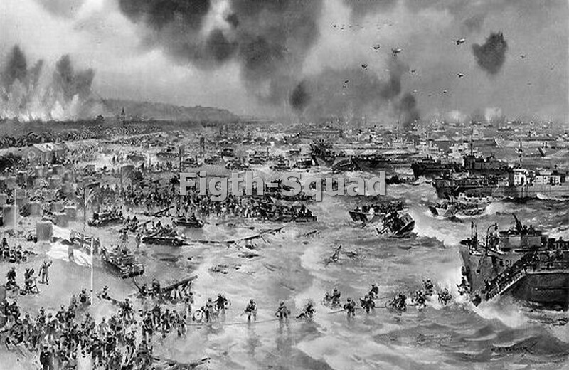 WW2 Picture Photo 1944 D-day US Normandy Invasion 8202